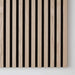 Natural Oak Wood Slat Panel (Black Felt ) - Acuslat