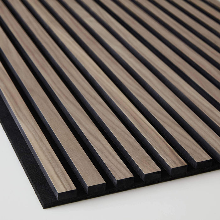 Real Walnut Wood Slat Panel by Acuslat - A Mark of Natural Acoustic Excellence